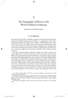 The Topography of Shari’a in the Western Political Landscape