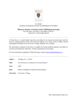 The Dissipation of Indigeneity Through Religion