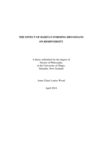 The Effect of Habitat-Forming Bryozoans on Biodiversity