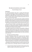 The Inherent Jurisdiction of the Court and Its Limits