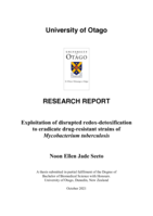 Exploitation of disrupted redox-detoxification to eradicate drug-resistant strains of Mycobacterium tuberculosis