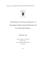 Visual Elements of Schizotypy Experiences: An Investigation of Representational Momentum and Eye-Tracking Risk Markers.