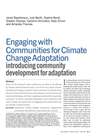 Engaging with communities for climate change adaptation: Introducing Community Development for Adaptation