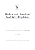The Economic Benefits of Food Safety Regulation