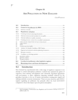 Air Pollution in New Zealand