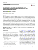 An assessment of smartphone and low-cost multi-GNSS single-frequency RTK positioning for low, medium and high ionospheric disturbance periods