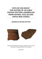 Pots on the Move? The Nature of an Early Papuan Pottery Assemblage from Oposisi, Yule Island, Papua New Guinea