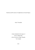 Prediction and Prevention of Complications in General Surgery