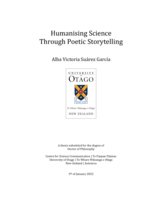 Humanising science through poetic storytelling