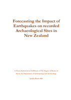 Forecasting the Impact of Earthquakes on recorded Archaeological Sites in New Zealand A
