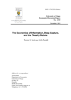 The Economics of Information, Deep Capture, and the obesity Debate