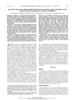 Relation between airway responsiveness and serum IgE in children with asthma and in apparently normal children