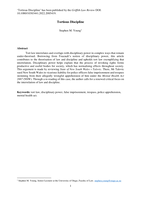 Tortious discipline