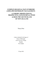 Complex Regional Pain Syndrome (CRPS) physiotherapy management: a cohort, observational, prospective, longitudinal study across the South Island of New Zealand