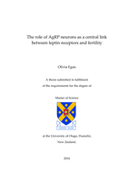 The role of AgRP neurons as a central link between leptin receptors and fertility