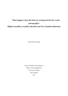 What happens when the birds are sexting and the bees watch pornography?: Digital sexualities, sexuality education and New Zealand adolescents
