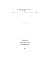 Soundscaping New Zealand: An Aural Perspective of a Cinematic Geography