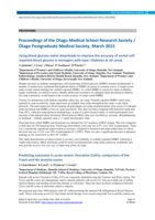 Proceedings of the 227th Otago Medical School Research Society Meeting -  OPMS Speakers Clinical Awards; Mar 2015