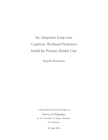 An Adaptable Long-term Condition Workload Prediction Model for Primary Health Care