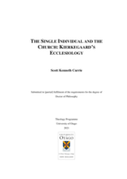 The single individual and the church: Kierkegaard's ecclesiology