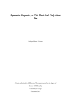 Reparative ecopoetics, or This thesis isn’t only about you