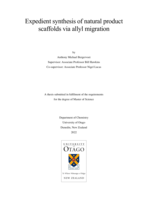 Expedient synthesis of natural product scaffolds via allyl migration