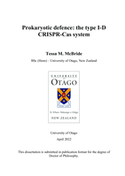 Prokaryotic defence: the type I-D CRISPR-Cas system