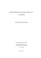 Body Weight Regulation During Pregnancy in the mouse