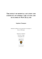 The effect of hospital location and ethnicity on stroke care access and outcomes in New Zealand
