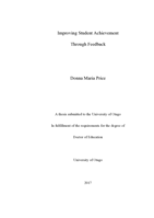 Improving Student Achievement Through Feedback