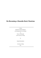 On becoming a Dunedin rock musician