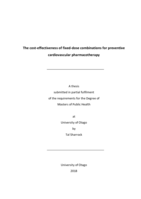 The cost-effectiveness of fixed-dose combinations for preventive cardiovascular pharmacotherapy