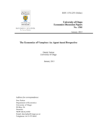 The Economics of Vampires: An Agent-based Perspective