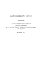 EEG Biofeedback for Memory
