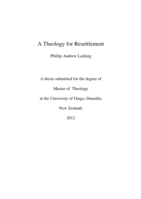 A Theology for Resettlement