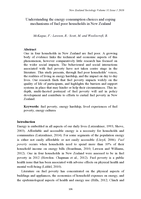 Understanding the energy consumption choices and coping mechanisms of fuel poor households in New Zealand