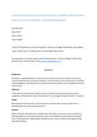 Clinical characteristics of the cervical spine in patients with persistent post-concussion symptoms: a retrospective analysis