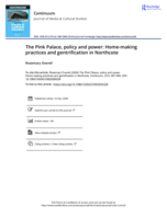 The Pink Palace, policy and power: Home-making practices and gentrification in Northcote