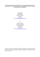From sustainable management to sustainable development: a longitudinal analysis of external communication by a leading environmental reporter