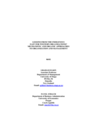 Lessons from the indigenous east for western organisations?Mechanistic and organic approaches to organization and management
