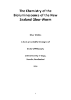 The chemistry of the bioluminescence of the New Zealand Glow-Worm