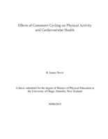 Effects of Commuter Cycling on Physical Activity  and Cardiovascular Health
