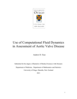 Use of Computational Fluid Dynamics in Assessment of Aortic Valve Disease