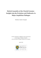 Hybrid Assembly of the Chytrid Genome - Insights into the Evolution and Outbreak of a Major Amphibian Pathogen