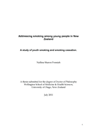 Addressing Smoking Among Young People in New Zealand - A Study of Youth Smoking and Smoking Cessation