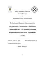 Evolution and dynamics of a monogenetic volcanic complex in the southern Hopi Buttes Volcanic Field (AZ, US): magma diversion and fragmentation processes at the Jagged Rocks Complex