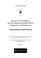 Cameras for Conservation: How Photographing Wildlife Affects Engagement with Biodiversity
