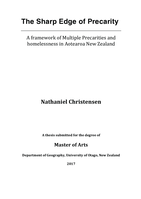 The Sharp Edge of Precarity: A framework of multiple precarities and homelessness in Aotearoa New Zealand