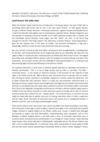 Land Tenure: The Wide View