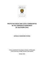 Protected areas and local communities in the temperate rainforest of southern Chile